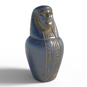 Egyptian jar 5 model