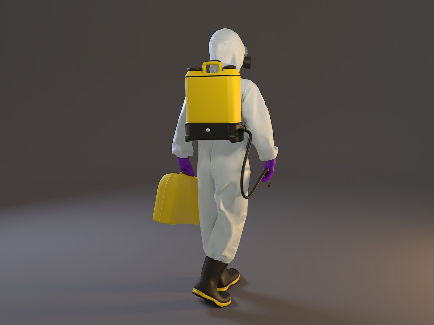 3D Female Biohazard Suit Acc - TurboSquid 1527964