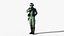 Rebel Trooper Rigged Animated Low-Poly