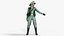 Rebel Trooper Rigged Animated Low-Poly