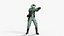 Rebel Trooper Rigged Animated Low-Poly