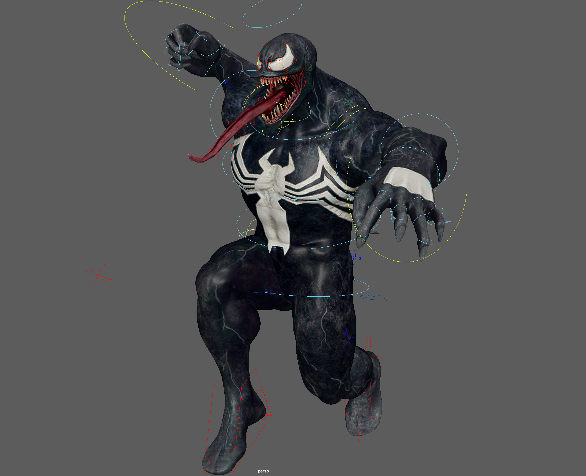 3D Venom Rig Model - TurboSquid 1820166