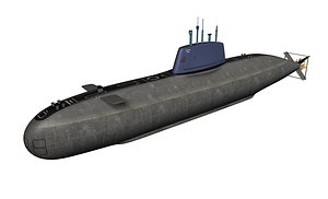 ins tekumah class submarine 3d model
