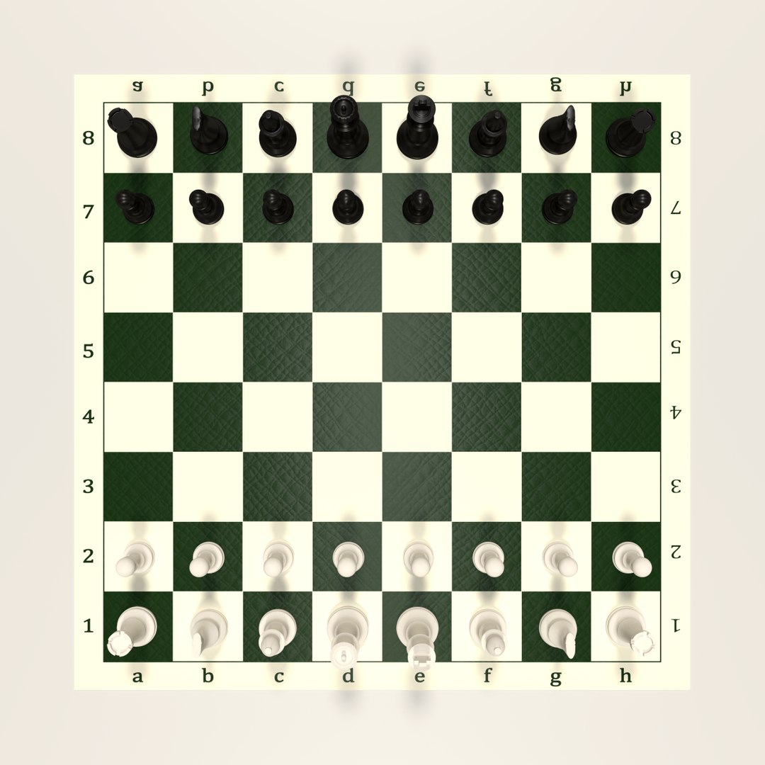 3d model chess set