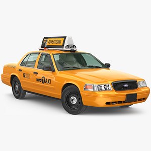 Ford Crown Victoria 2009 yellow NYC Taxi Cab