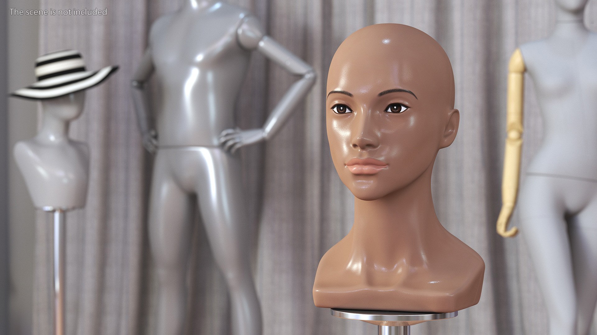 3D Nude Plastic Female Mannequin Head https://p.turbosquid.com/ts-thumb/Xr/bQ4qR6/TB/nudeplasticfemalemannequinhead3dmodel002/jpg/1712009988/1920x1080/fit_q87/5f9864c3586a811bf69fb75aafe2acbfe319ed7b/nudeplasticfemalemannequinhead3dmodel002.jpg