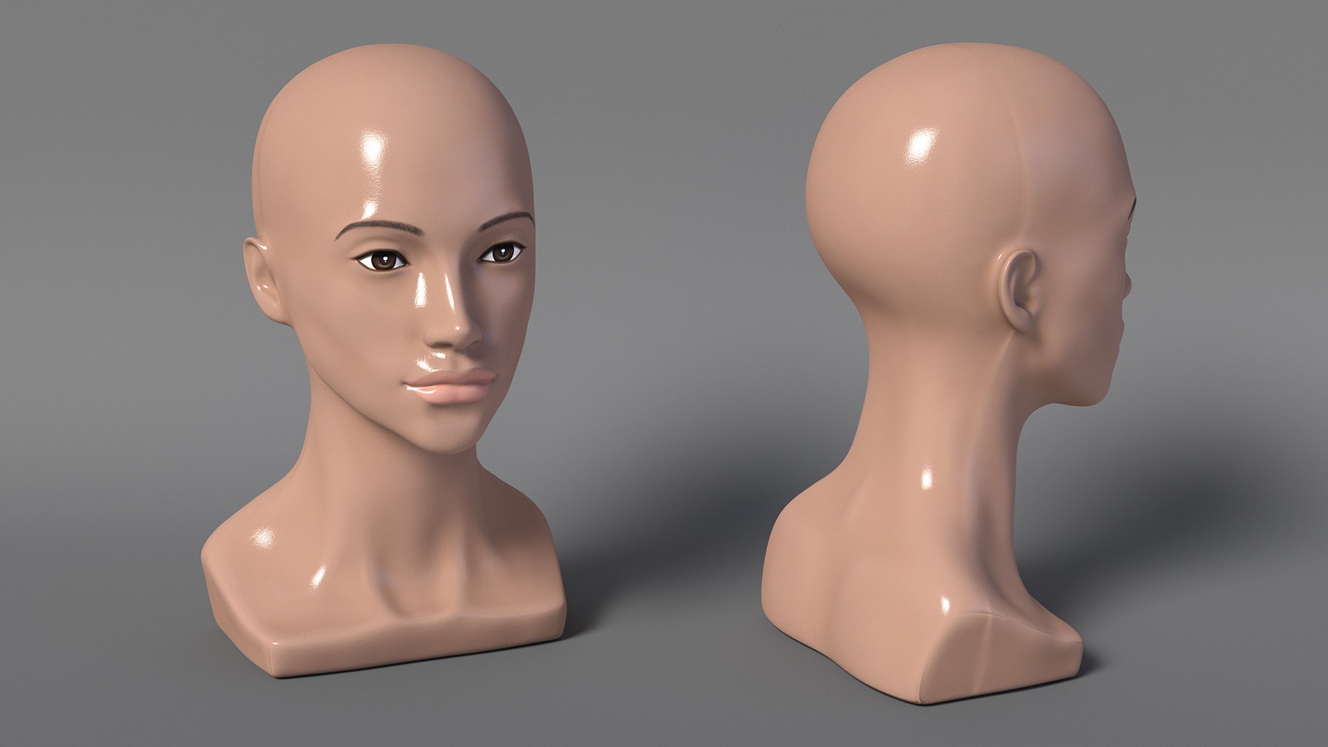 3D Nude Plastic Female Mannequin Head https://p.turbosquid.com/ts-thumb/Xr/bQ4qR6/pW/nudeplasticfemalemannequinhead3dmodel006/jpg/1712010000/1920x1080/fit_q87/786144de66b256647942e81981eafed9544f4e1e/nudeplasticfemalemannequinhead3dmodel006.jpg