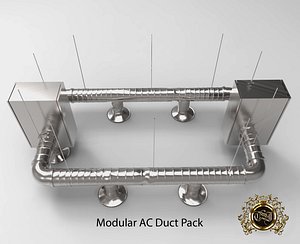 modular duct pack obj