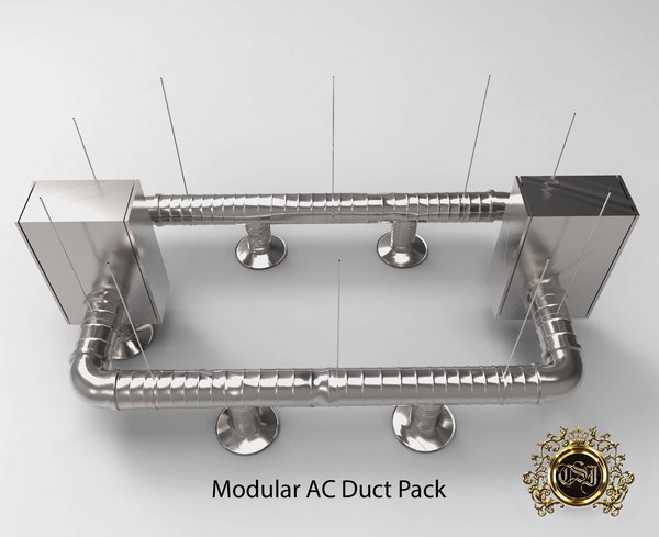 modular duct pack obj
