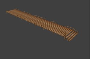 dock 3d model