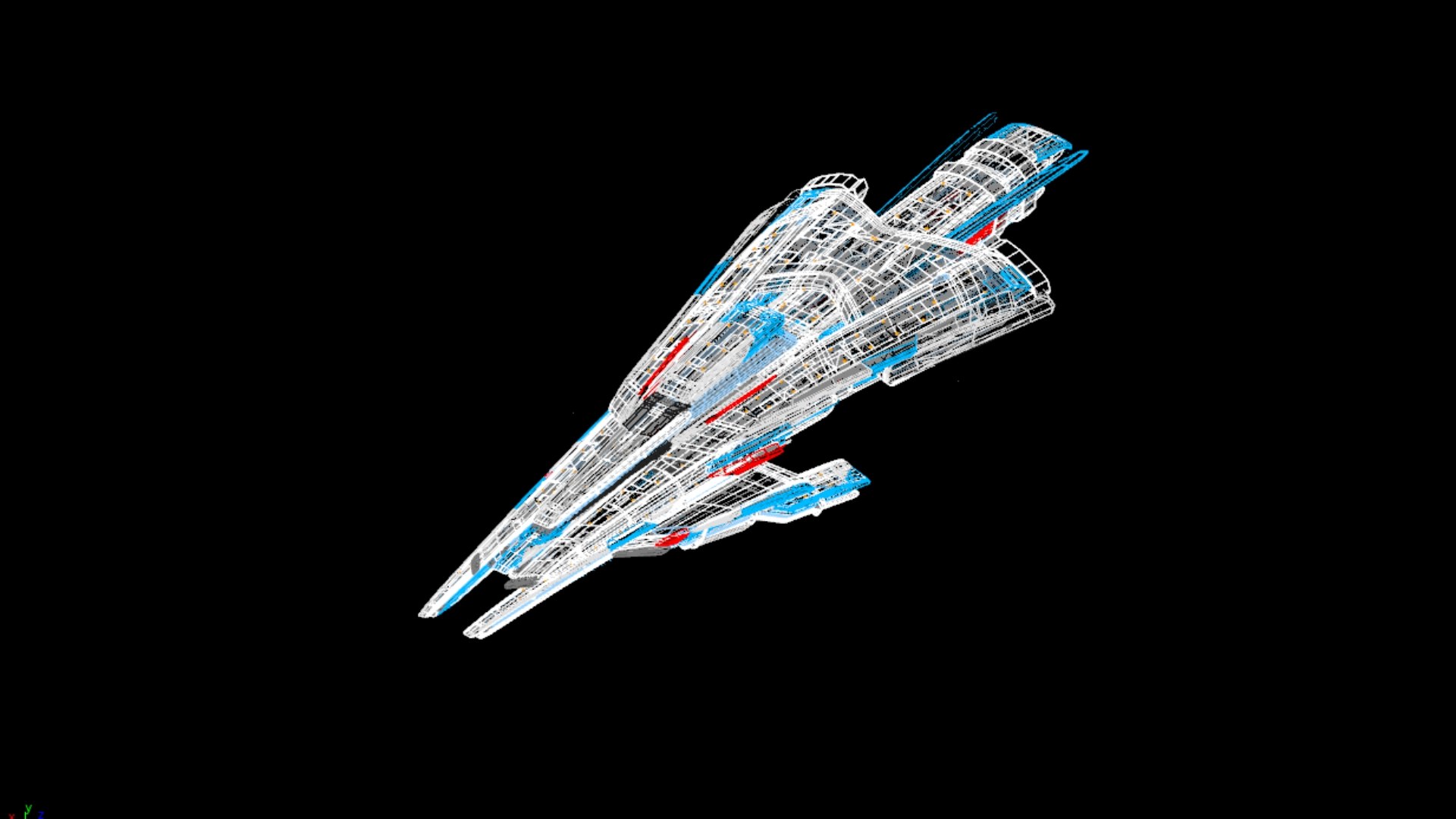 3D Lowpoly Sci Fi Spaceship Space Craft Air Vehicle 38 model ...