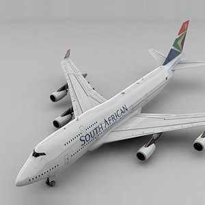 boeing 747 south african model