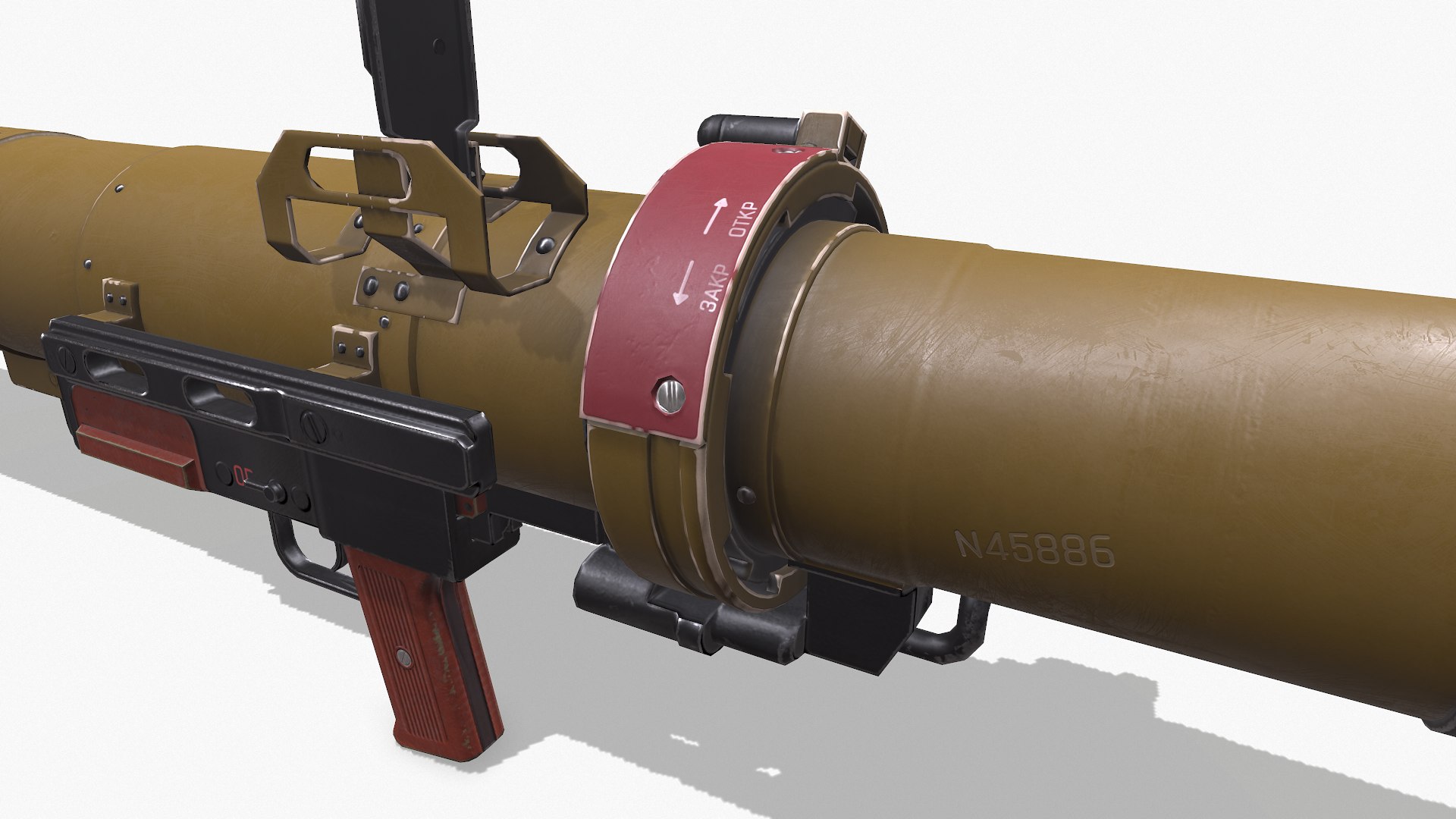 3D RPG-29 Low-poly PBR model - TurboSquid 2119906