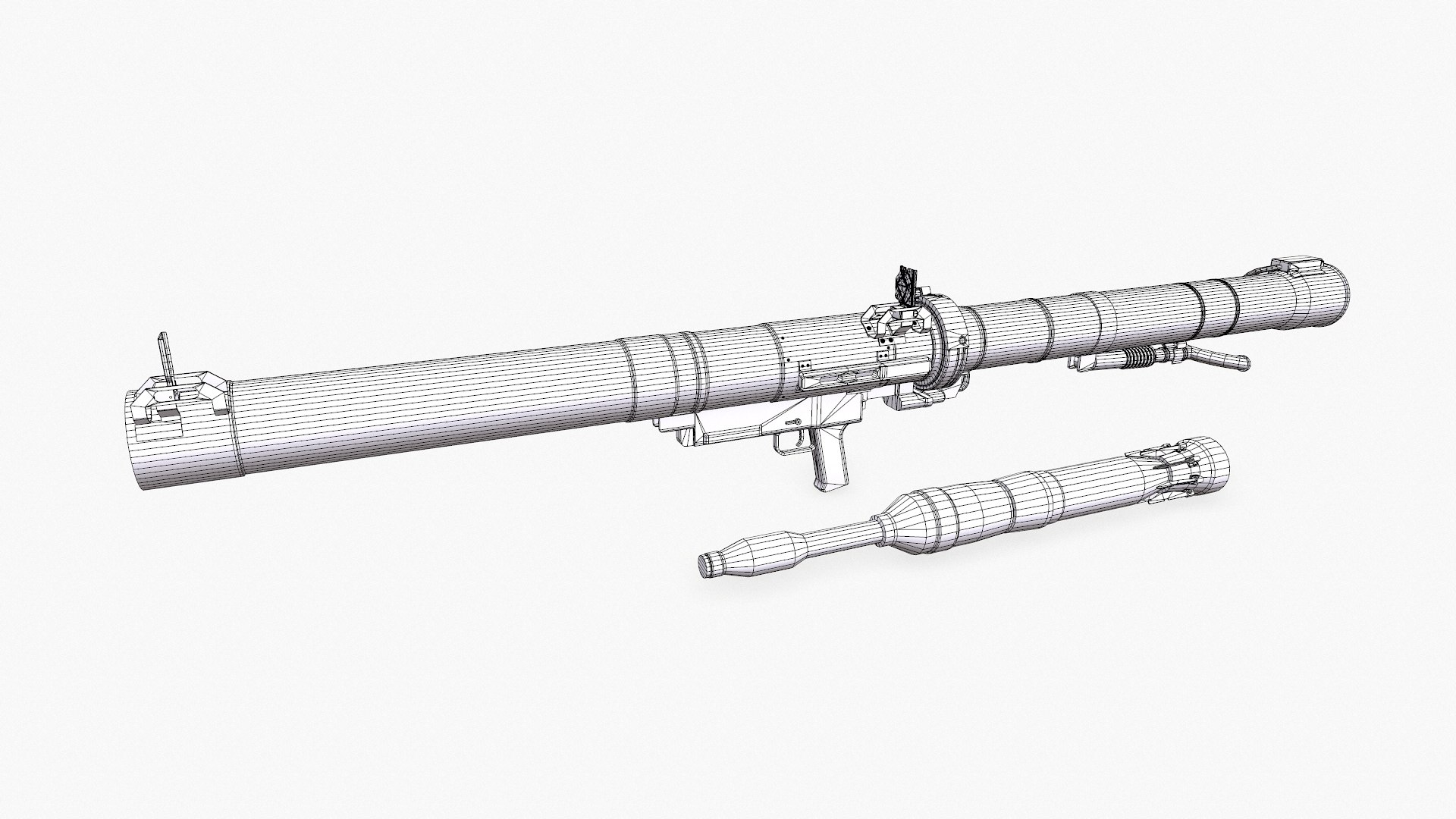 3D RPG-29 Low-poly PBR model - TurboSquid 2119906