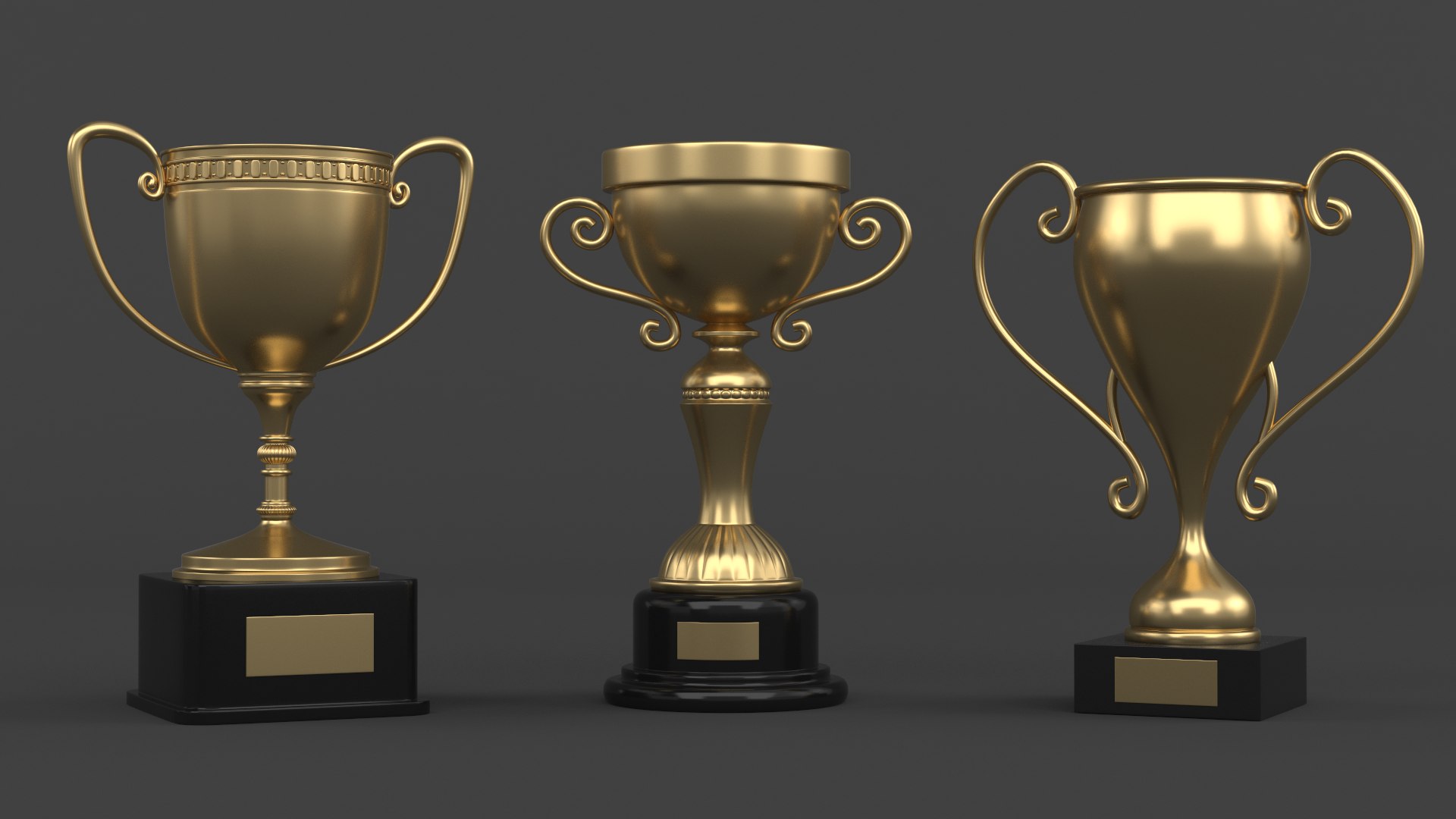 Trophy Cups 3D Model - TurboSquid 2031411