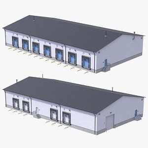 Industrial Building 8 3D model