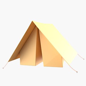3D Camping Tent model
