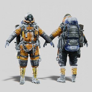 3D Explorer Mountain Climber Rigged