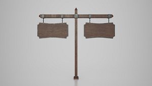 Medieval Signboard v5 model
