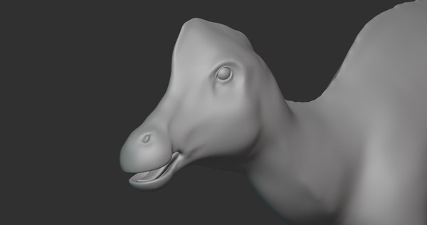 Corythosaurus Basemesh Low Poly Model 3D - TurboSquid 1994069