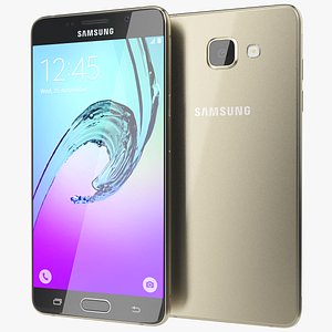 realistic samsung galaxy a5 3d model