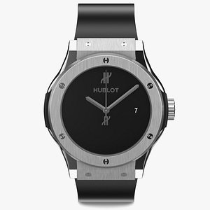 3D Hublot Classic Fusion Original Titanium 42mm  model