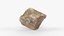 Photorealistic scan of rock stone
