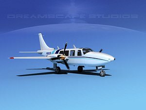 propellers piper 600 aerostar 3d model