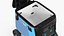 Robot de livraison cyan Kiwibot truqué