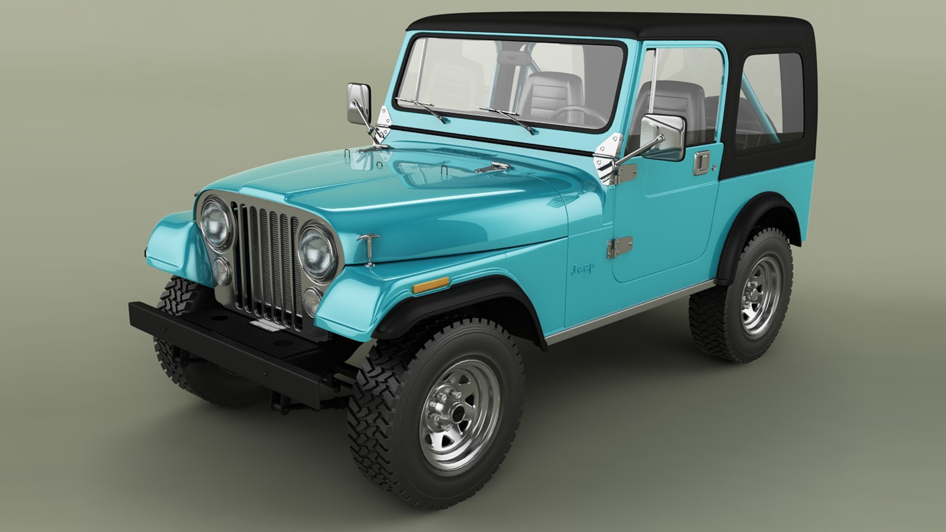 3D Jeep CJ-7 - TurboSquid 2154217