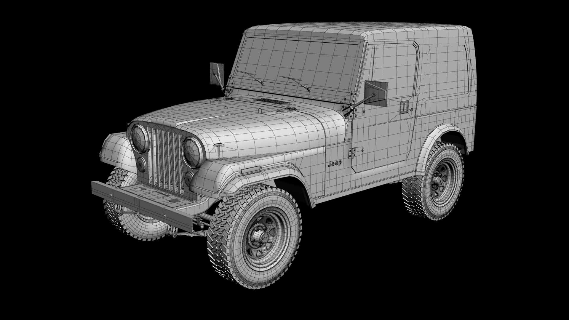 3D Jeep CJ-7 https://p.turbosquid.com/ts-thumb/Xs/9WbwPk/Fh/cj7w1/jpg/1700485716/1920x1080/fit_q87/9fce86c42aa5355b79d98024e5182973dadae2ef/cj7w1.jpg