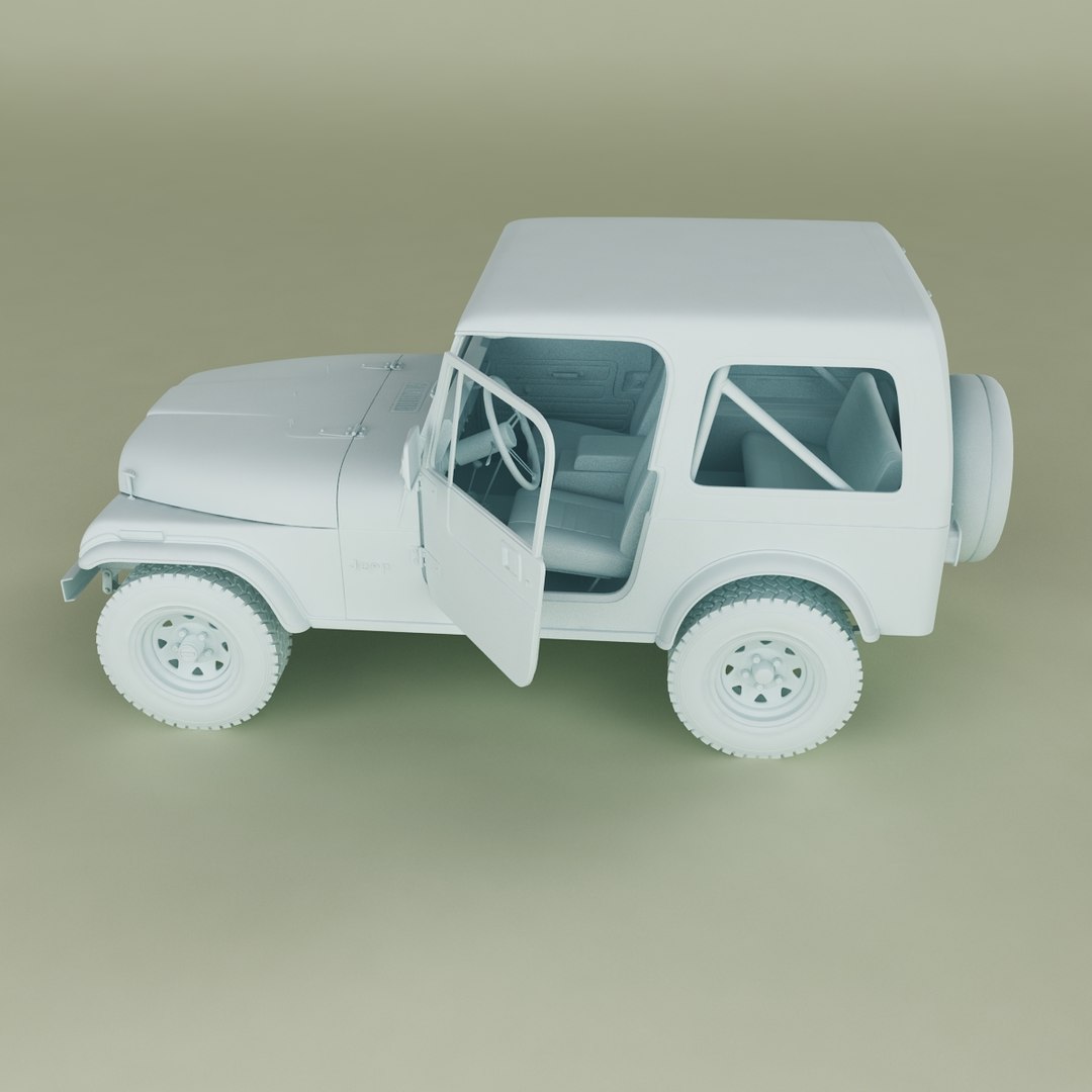3D Jeep CJ-7 https://p.turbosquid.com/ts-thumb/Xs/9WbwPk/Nt/cj711/jpg/1700485714/1920x1080/fit_q87/1ad54c49fca5354fce788320b0cf92194abefcb9/cj711.jpg