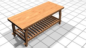 Free Tea Table 3D Model model