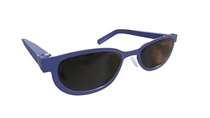 3D model Chanel Sunglasses Eye Wear VR / AR / low-poly