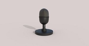 mini mic 3D model