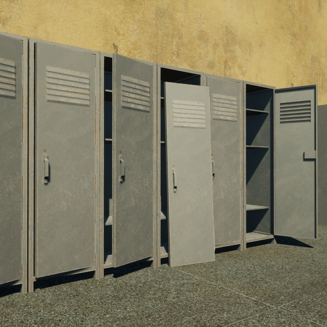 Rusty Dusty Locker model - TurboSquid 1773320