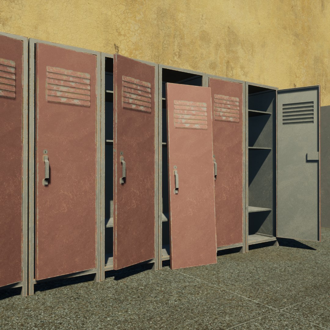 Rusty Dusty Locker model - TurboSquid 1773320