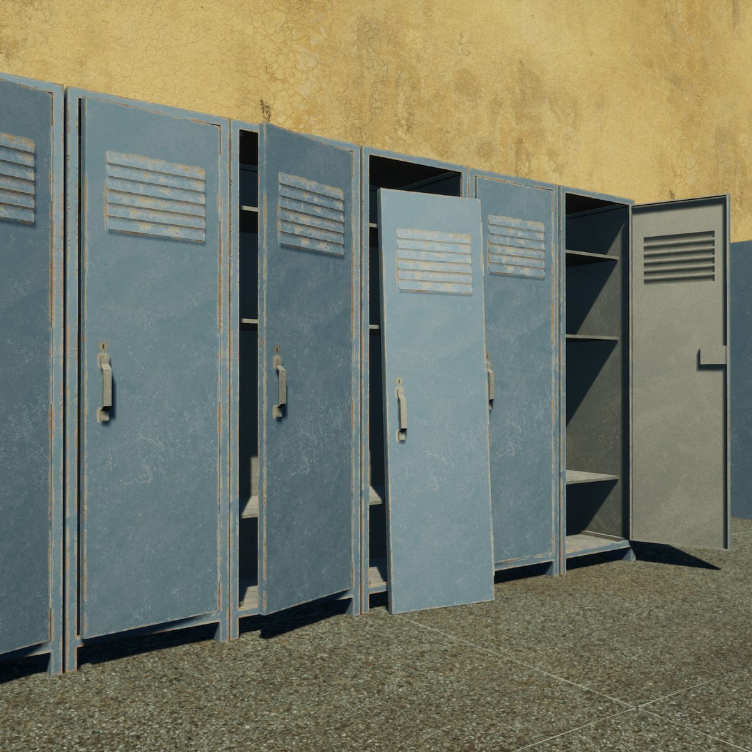 Rusty Dusty Locker model - TurboSquid 1773320