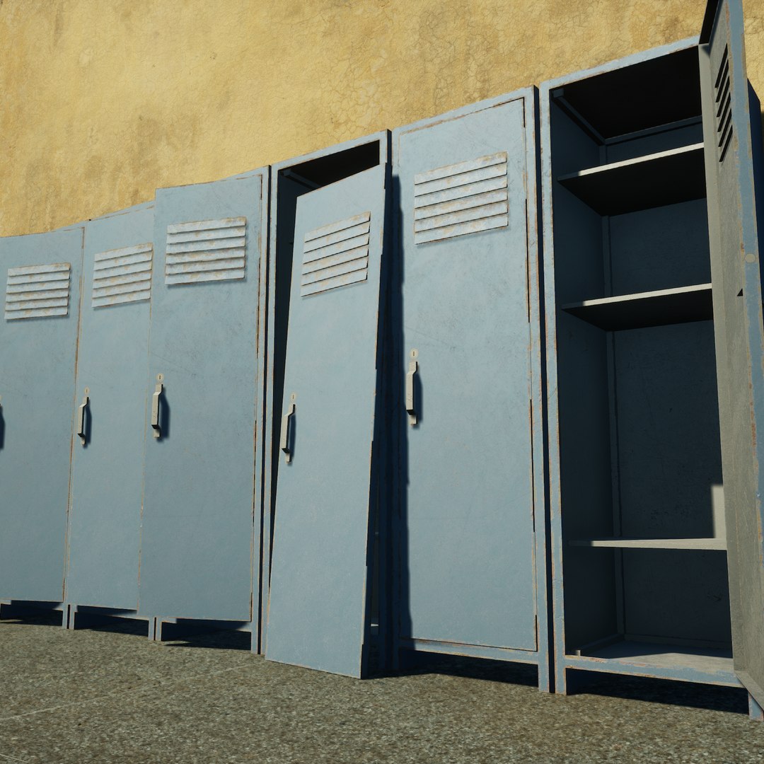 Rusty Dusty Locker model - TurboSquid 1773320