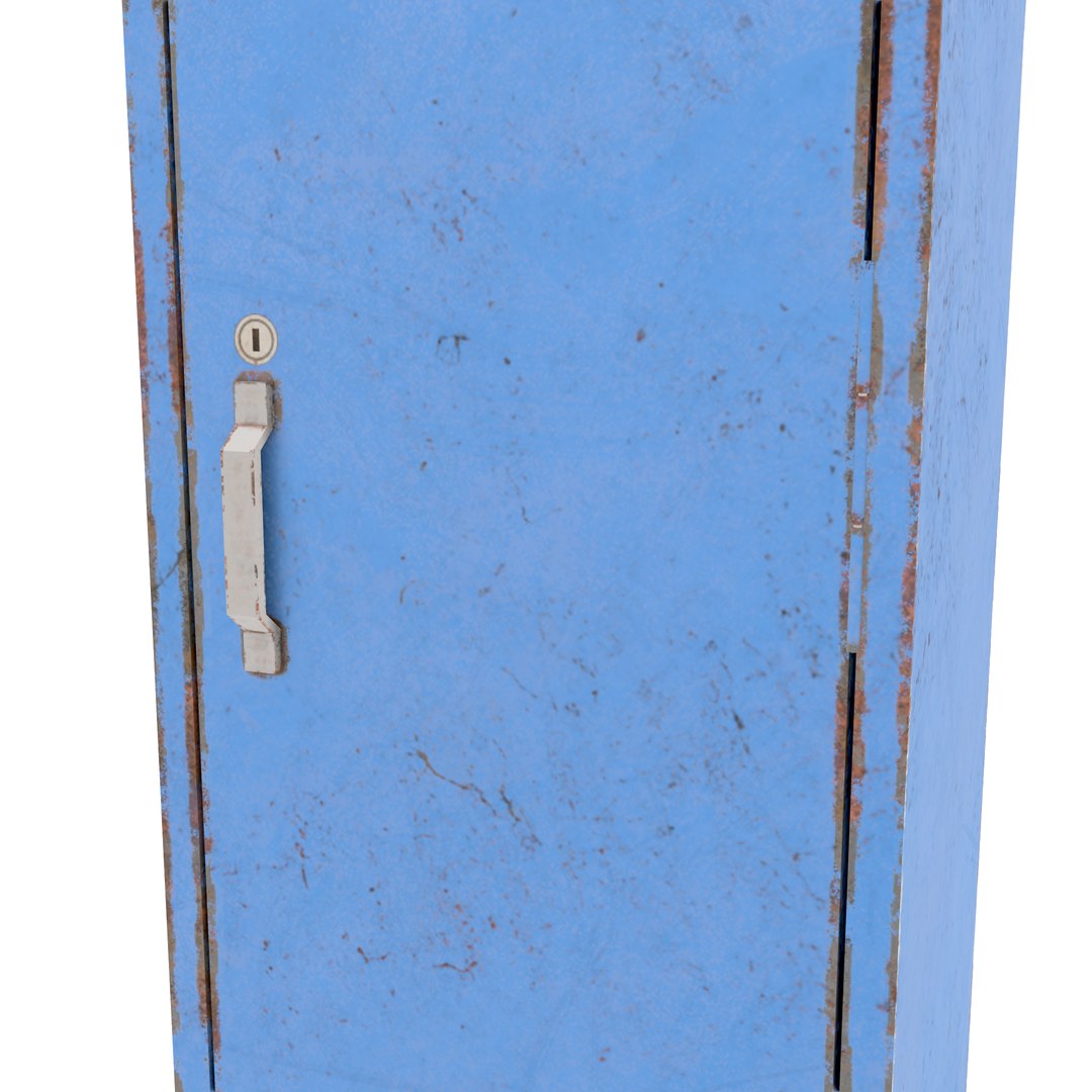Rusty Dusty Locker Model - TurboSquid 1773320