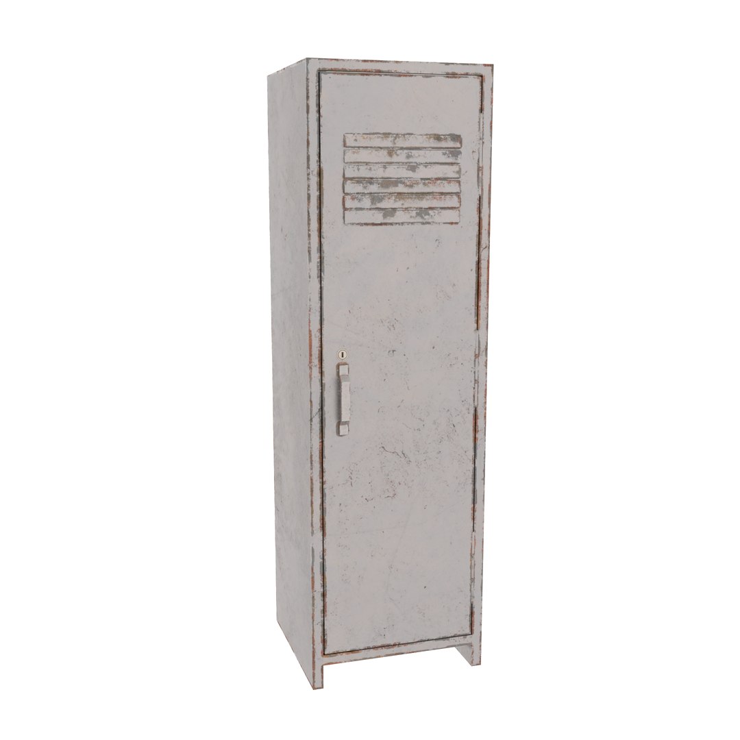 Rusty Dusty Locker Model - TurboSquid 1773320
