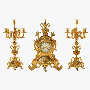 Antique Clock Set