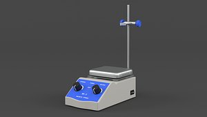Magnetic Hot Plate Stirrer 3D