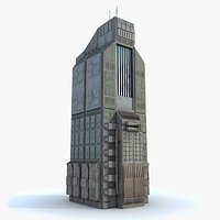 Sci fi Building 10 Futuristic Modern