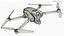Drone de levés topographiques professionnel UAV noir équipé