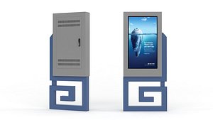 3D model Digital Kiosk