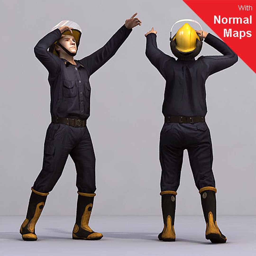 3d axyz human characters model