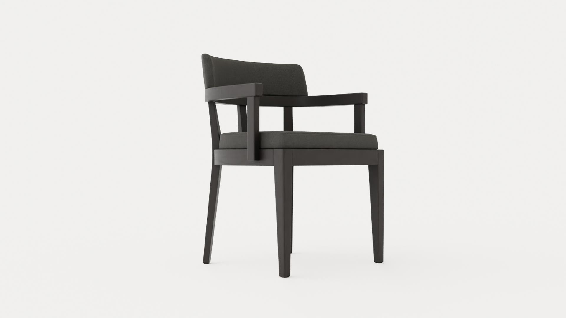 North Dining Chair Black Ash Model - TurboSquid 2213154