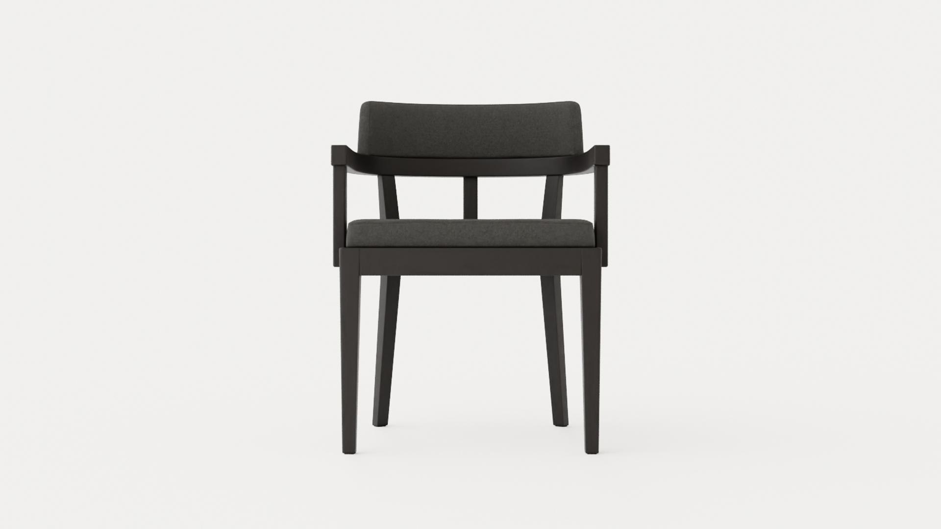 North Dining Chair Black Ash Model - TurboSquid 2213154