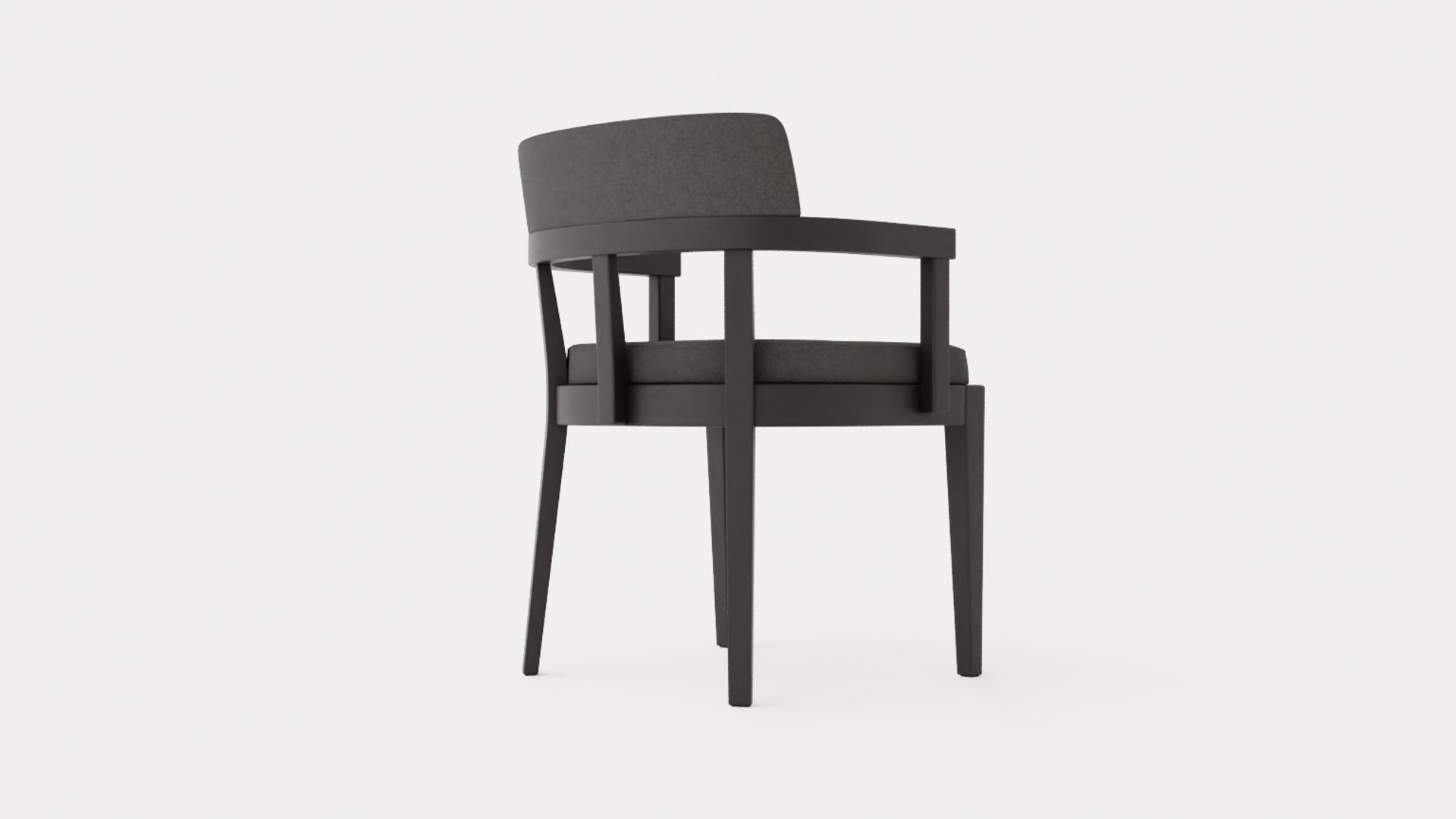 North Dining Chair Black Ash Model - TurboSquid 2213154